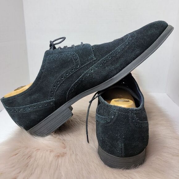 Cole Haan Men’s Suede Wingtip Oxford Derby Brogue C21170 Shoes Size 12 M - Picture 5 of 10